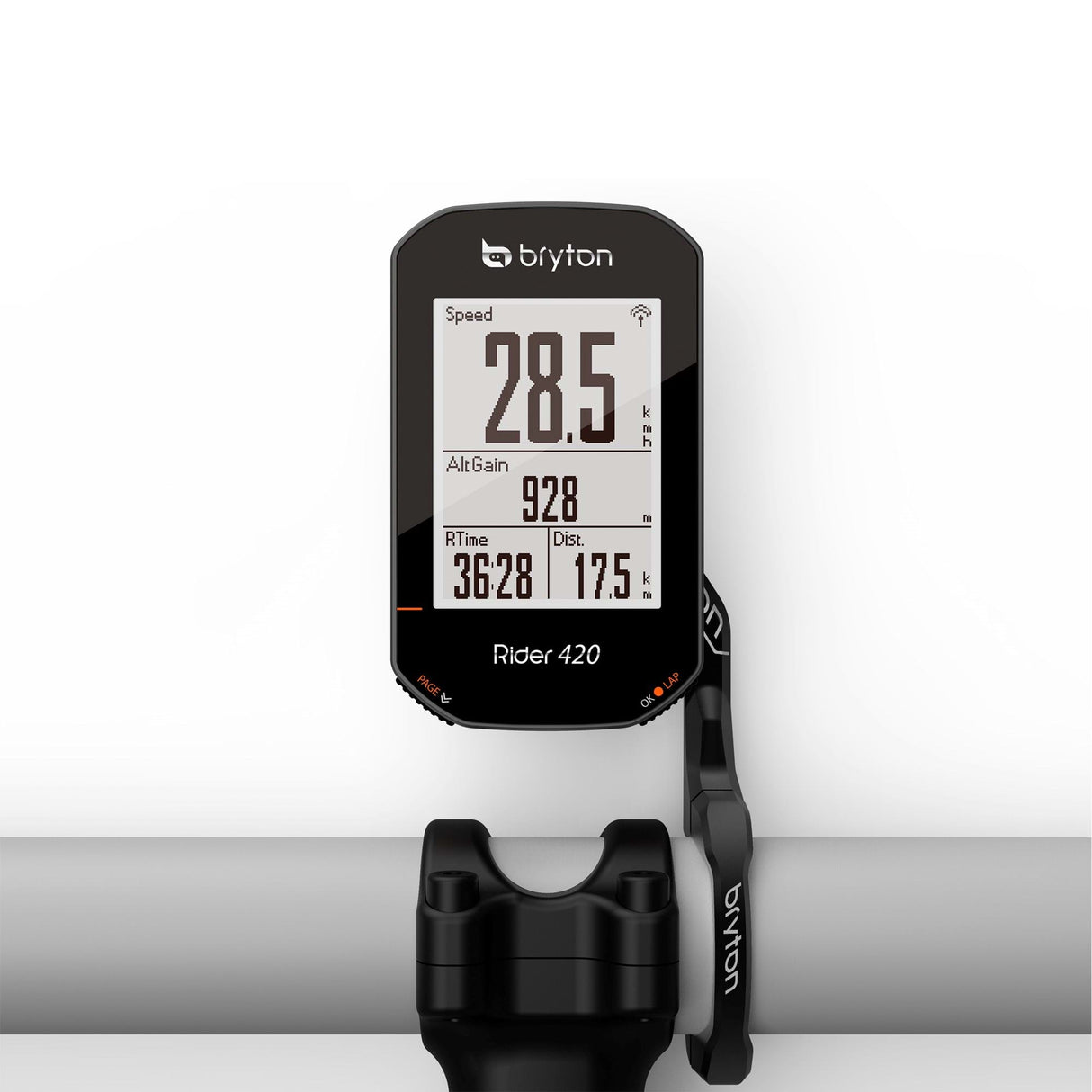 Bryton Rider 420H GPS Cycle Computer Bundle With Heart Rate