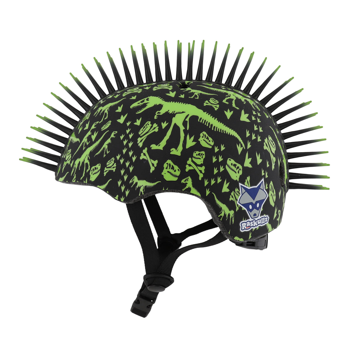 C-Preme Raskullz Child Helmet (5+ Years) - T-Rex Bonez Mohawk