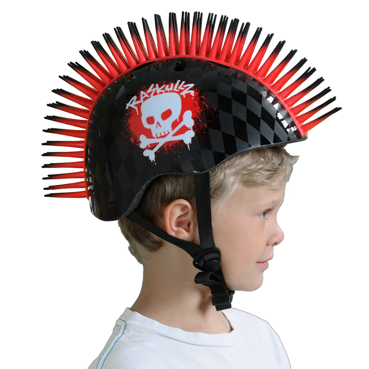 C-Preme Raskullz FS (Fit System) Child Helmet (5+ Years) - Skull Hawk Red