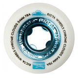 Ricta Wheels Chrome Clouds Blue 78a White 54mm