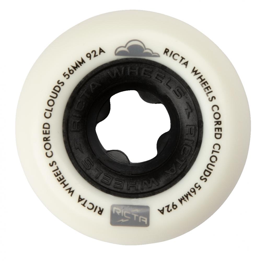 Ricta Wheels Cored Clouds Black 92a White 56mm