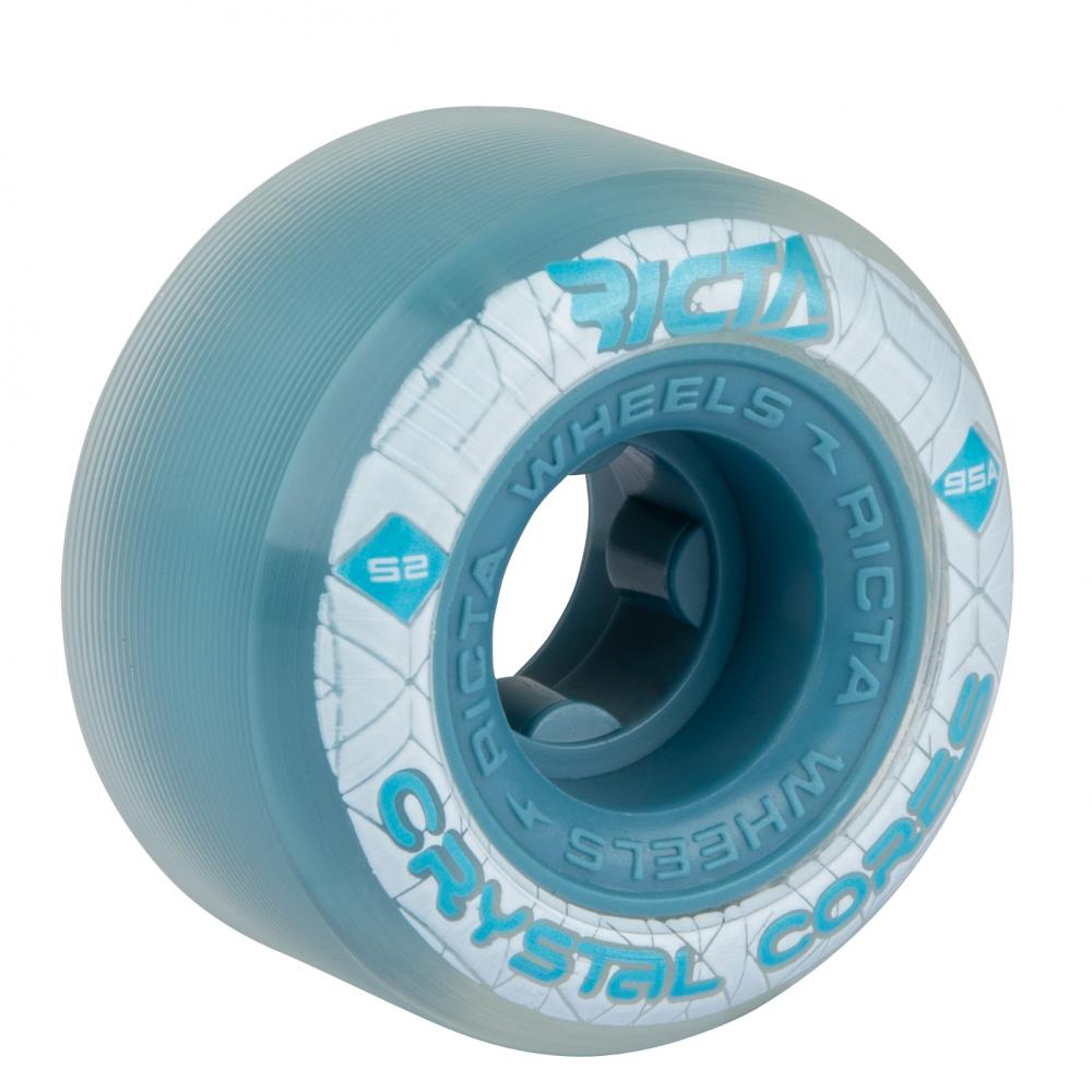 Ricta Wheels Crystal Cores 95a Blue/Clear 52mm