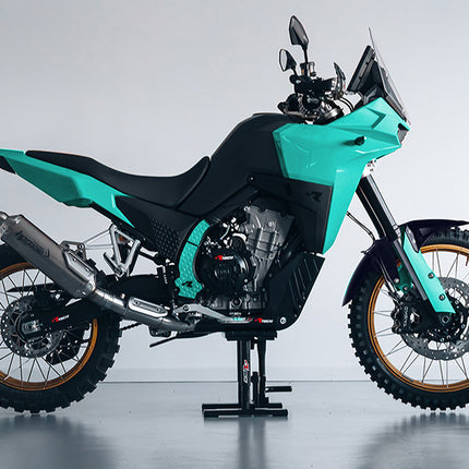 Revolution Plastic Kit Aquamarine Green & Black, 24-26 Kove 800, R-tech R-KITKOV-VA1-025