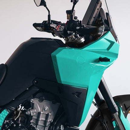 Revolution Plastic Kit Aquamarine Green & Black, 24-26 Kove 800, R-tech R-KITKOV-VA1-025