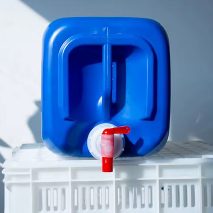 Canister Oil Fluid Dispensing Tap DN51 51mm Thread 5-25 Litre Pp Red White