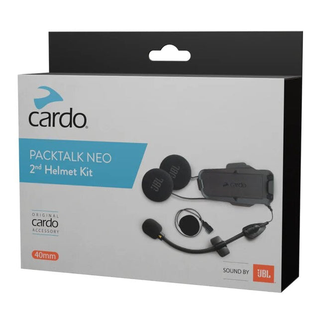 Cardo Packtalk Neo 2ND Helmet Kit, Track Communication, Wireless