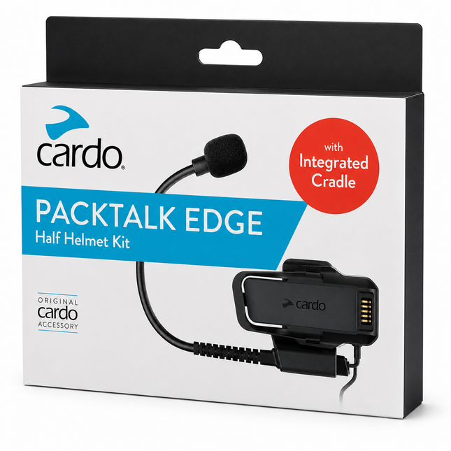 Packtalk Pro Edge Half Helmet Kit, Track Communication, Wireless Jbl