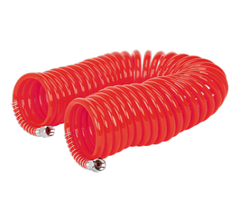 Air Line Coiled Hose 10 Meters, 6mm Bore Hose, 1/4BSP Female, 269591