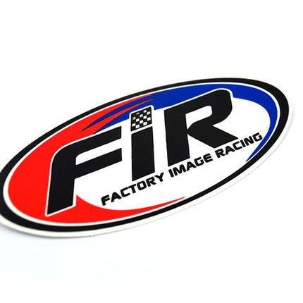 Factory Image Racing (FIR) Sticker Laminated Vynil - Oval 11 x 5cm