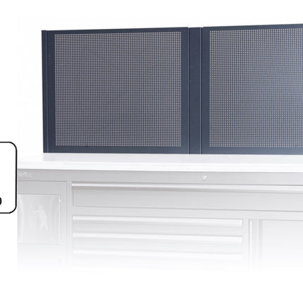 Perforated Tool Panels Pair with 50-Hook Kit for Mobile Roller Cab - BetaC45PRO C45PRO CPF