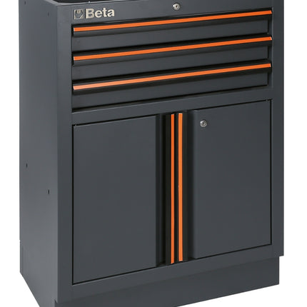 Fixed Module with 3 Drawers and 2 Doors for Workshop - BetaC45PRO C45PRO M3A