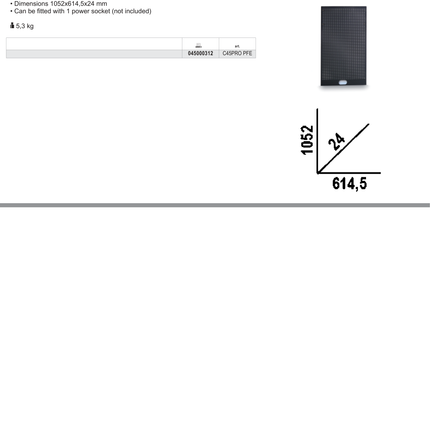 Perforated Tool Panel 1052x614.5mm for Workshop - BetaC45PRO C45PRO PFE
