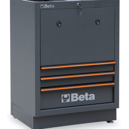 Fixed Reel Module with 3 Drawers for Workshop, Empty - BetaC45PRO C45PRO TC