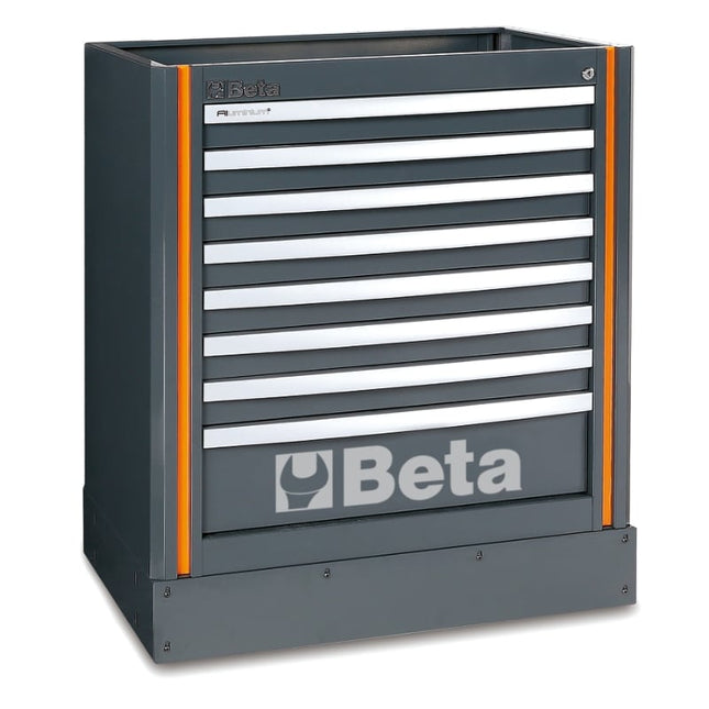 Fixed Module with 8 Drawers, Ball Bearing Slides, Central Lock, 588x367mm Drawers - BetaRSC55 C55M8