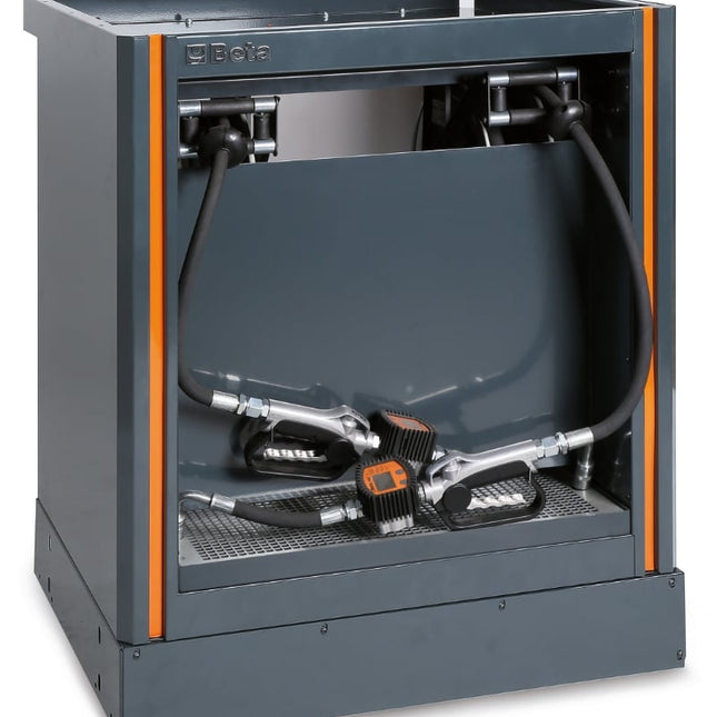 Fixed Oil Distribution Module with 2 Reels, 7m 1/2 Hose, Digital Litre Counter, 30 l/min Flow Rate - BetaRSC55 C55MDO