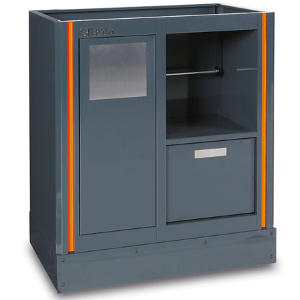 Fixed Service Module with Waste Bin, Paper Roll Compartment, 305x270mm Storage Drawer - BetaRSC55 C55MS