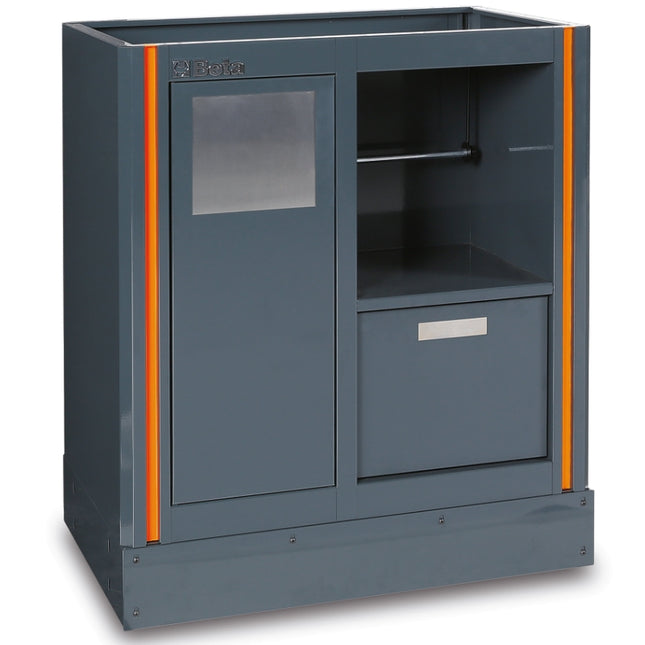 Fixed Service Module with Waste Bin, Paper Roll Compartment, 305x270mm Storage Drawer - BetaRSC55 C55MS