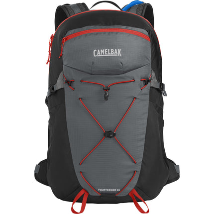 Camelbak Fourteener Hydration Pack 26L With 3L Reservoir 2023: Graphite/red Poppy CBFOUR26