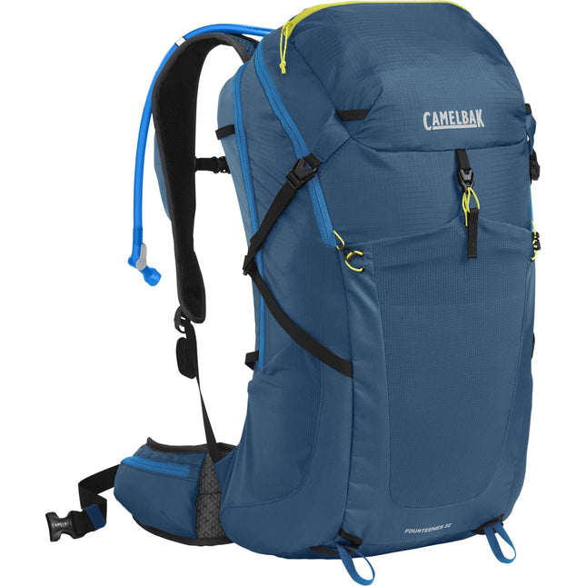 Camelbak Fourteener 32 Hydration Pack 2023: Gibraltar Navy/summer Lime 32L CBFOUR32