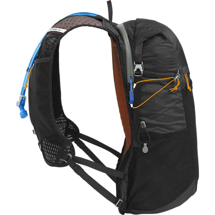 Camelbak Octane 16 Fusion 2L Hydration Pack 2023: Black/apricot 16L CBOCT16