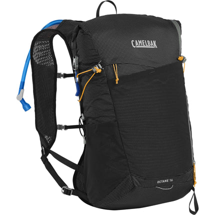 Camelbak Octane 16 Fusion 2L Hydration Pack 2023: Black/apricot 16L CBOCT16