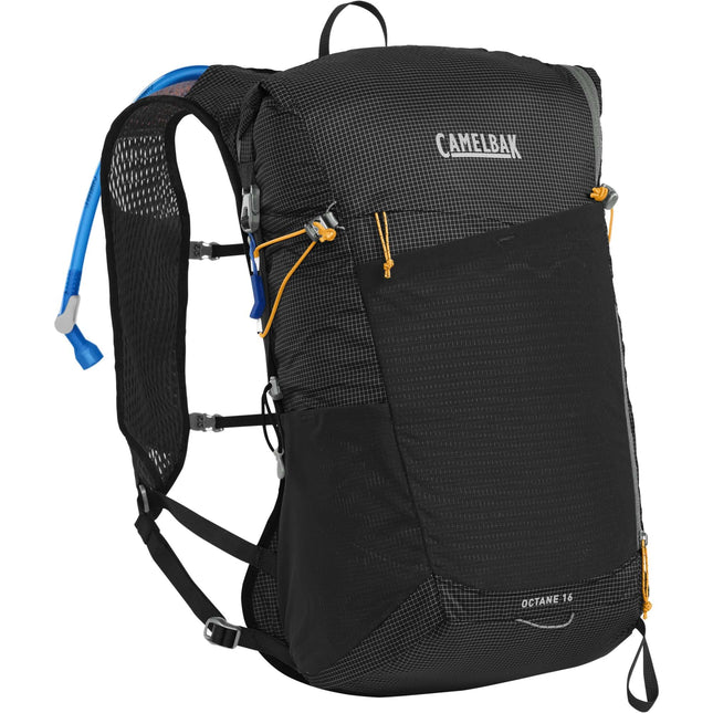 Camelbak Octane 16 Fusion 2L Hydration Pack 2023: Black/apricot 16L CBOCT16