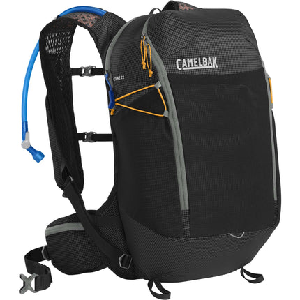 Camelbak Octane 22 Fusion 2L Hydration Pack 2023: Black/apricot 22L CBOCT22