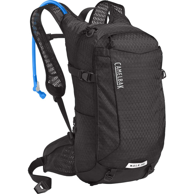Camelbak Women's M.u.l.e. Pro Hydration Pack 14L With 3L Reservoir 2021: Black/white Cbwmulpro