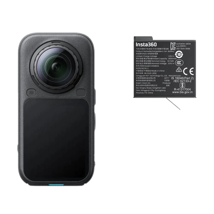 INSTA360 X6 8K 360 Action Camera Standard Bundle Cinsabxas Xtreme Battery