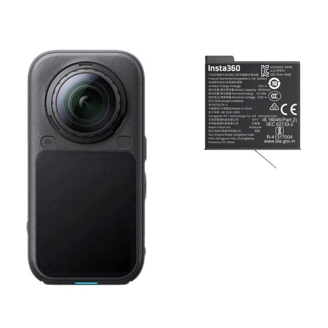 INSTA360 X6 8K 360 Action Camera Standard Bundle Cinsabxas Xtreme Battery