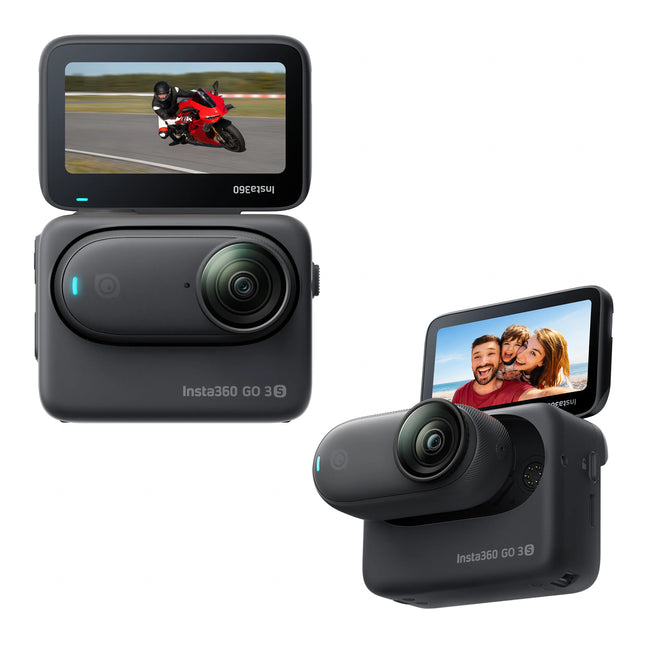 INSTA360 Go 3S 128GB 4K Action Camera Bundle With In-helmet Pov Mount - Cinsaata