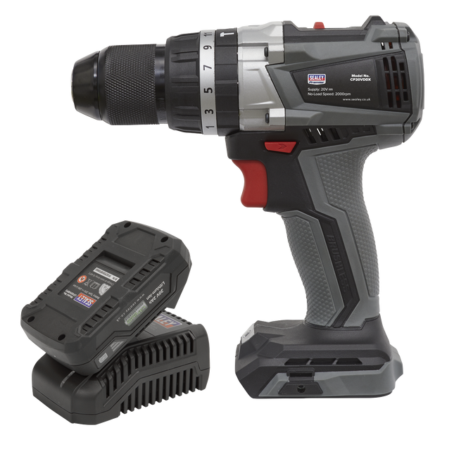 20V Combo Drill Kit, Lithium Battery, Brushless