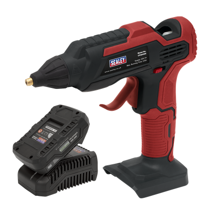 20V Glue Gun Kit, Lithium Battery, Cordless
