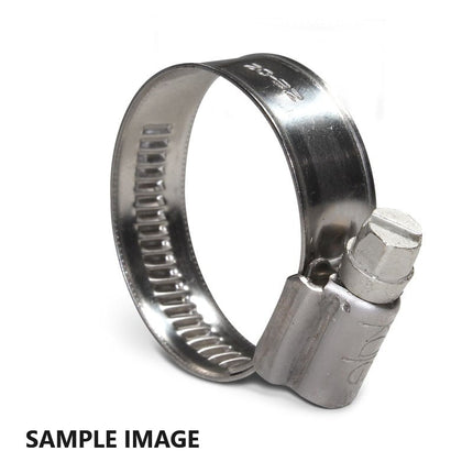 Jubilee Pipe Clip 70 - 90mm Kale Clamp 304 Stainless Steel (pack Of 100)