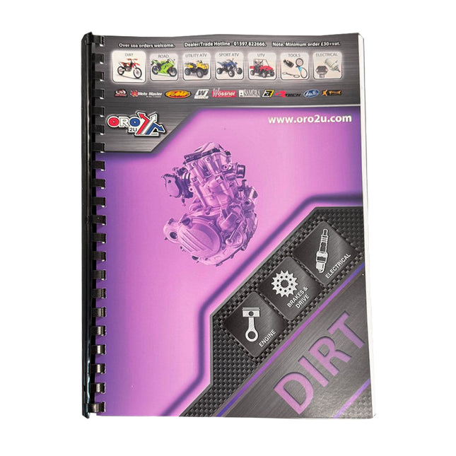 ORO2U 2-WHEEL MX Dirt Catalogue Sections E, F And G