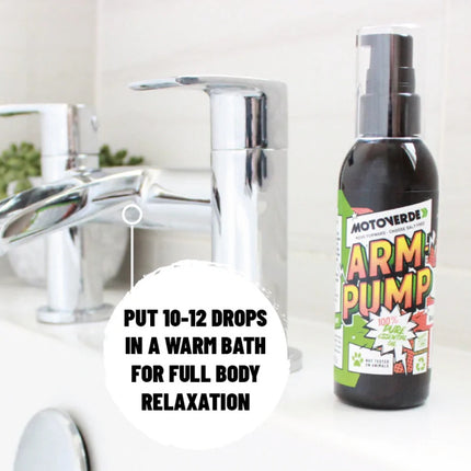 100ml x 10 Motoverde Essential Oils Arm-Pump Gel Counter Display Pack