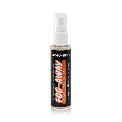 75ml x 12 Motoverde Fog-Away Anti-Fog Visor, Lens and Goggle Treatment Counter Display Pack