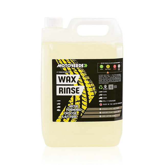 5L Concentrated Refill Motoverde Ultimate Protection Wax Rinse