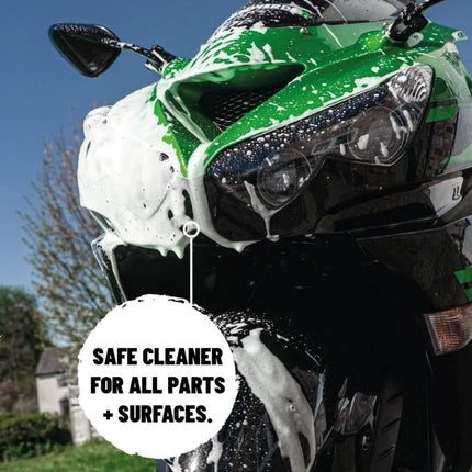 1L Motoverde Concentrated Bike Wash Cleaner Spray + Hose Pipe Mixer Sprayer