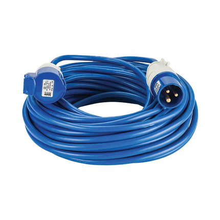 Defender Artic Extension Lead Blue, 2.5mm, 16A, 25M