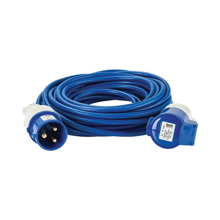 Defender Artic Extension Lead Blue, 2.5mm, 32A, 14M