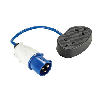 Defender Fly-lead Converter 16A To 2 x13A