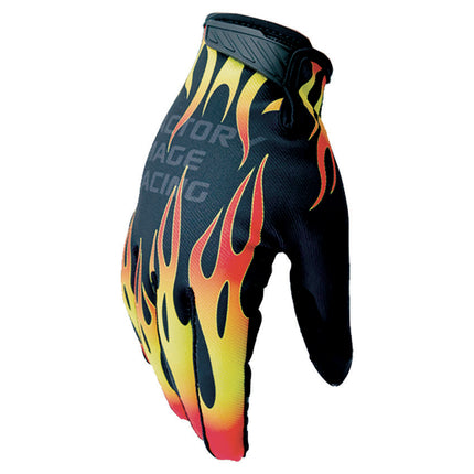 FIR Adult MX Gloves - 2XL - Flame Design