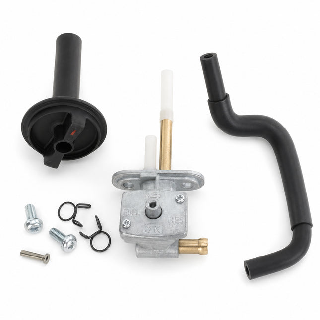 Fuel Valve Kit YFM350 04-07, All Balls FS101-0049 Yamaha ATV, Tape / Petcock / Clips / Pipes / Bolts