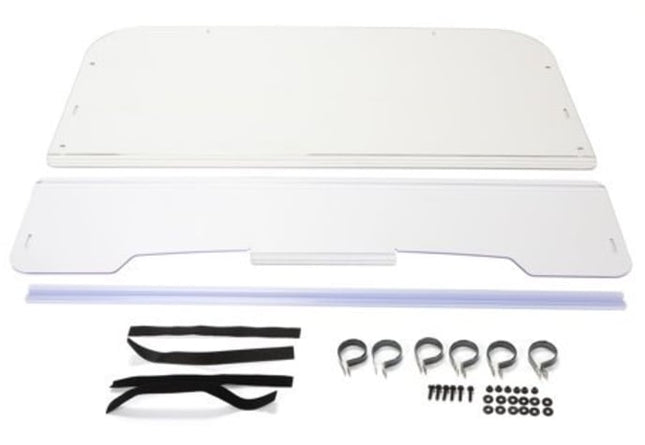 Windscreen Flip Up Polycarbonate Kawasaki Mule 3000 3010 UTV, Windshield