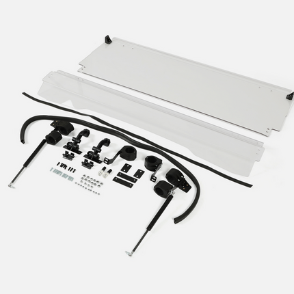 Windscreen Flip Up Polycarbonate Kawasaki Mule Pro UTV, Windshield