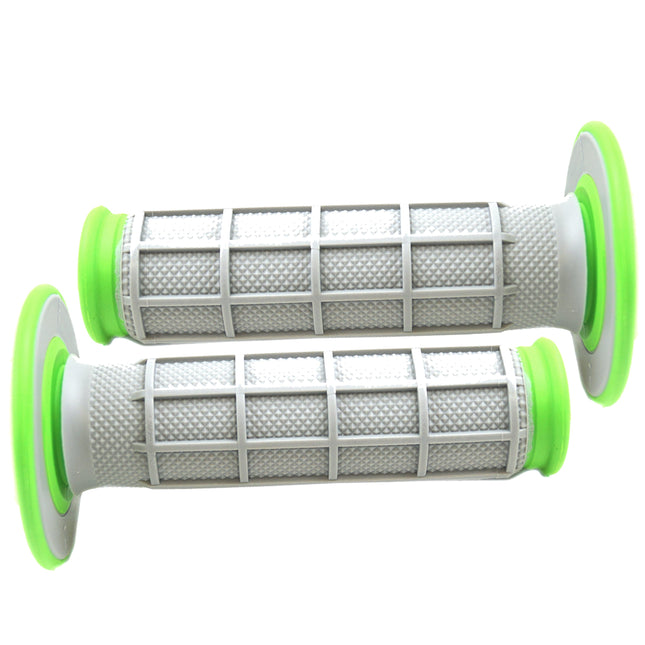 Renthal Grips Dual 50/50 Green, Renthal G191 22/25mm