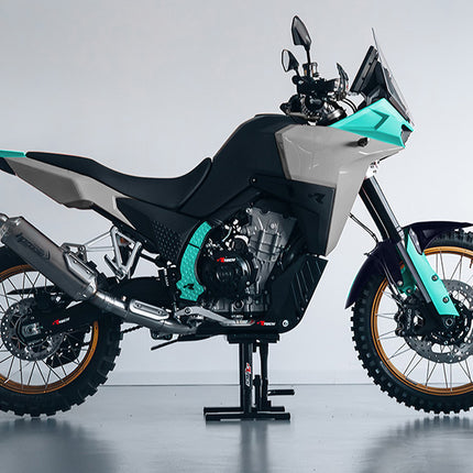 Revolution Plastic Kit Grey/aquamarine & Black, 24-26 Kove 800, R-tech R-KITKOV-GR2-025