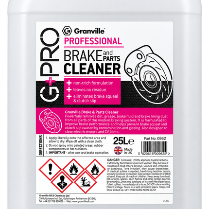 G+Pro Brake & Parts Cleaner 25L 1035