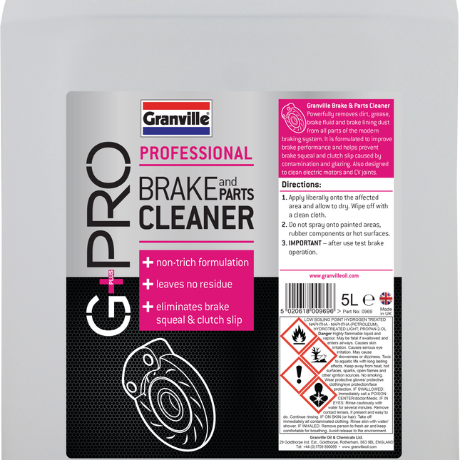 Brake Cleaner 5L Refill – Carb, Clutch, Parts, G+PRO 969